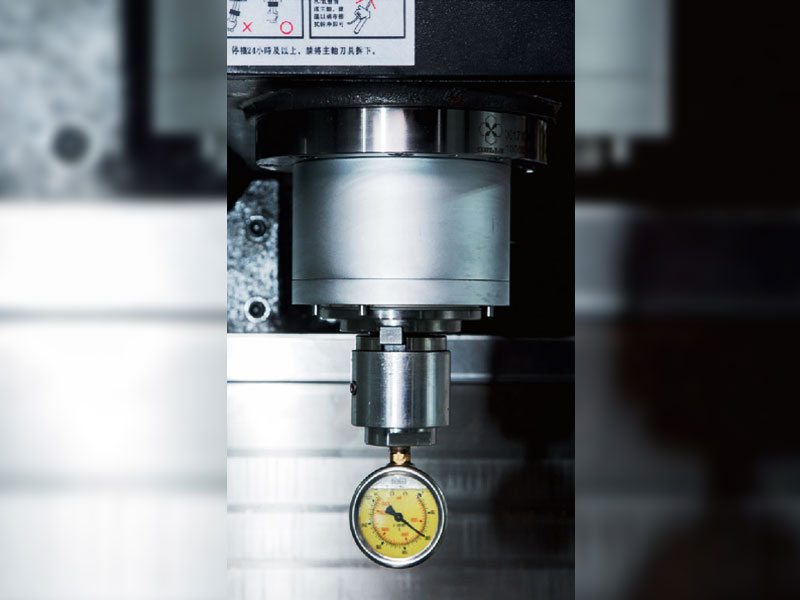 主軸拉力測試，檢測各主軸的拉刀力